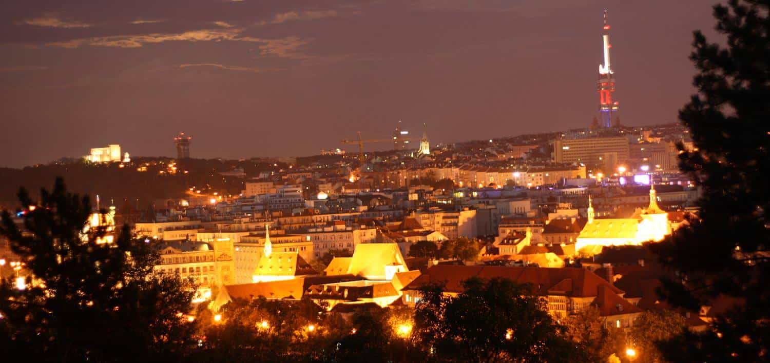 prag bei nacht