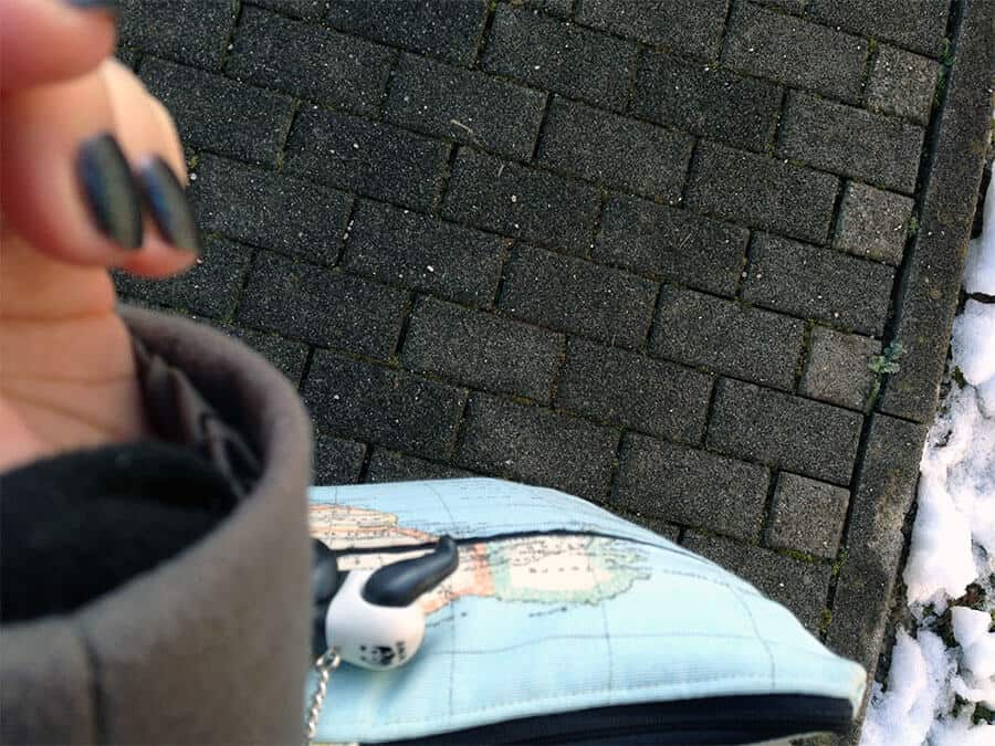 Mit den Notebook weiter zu meinem HiWi Job.
