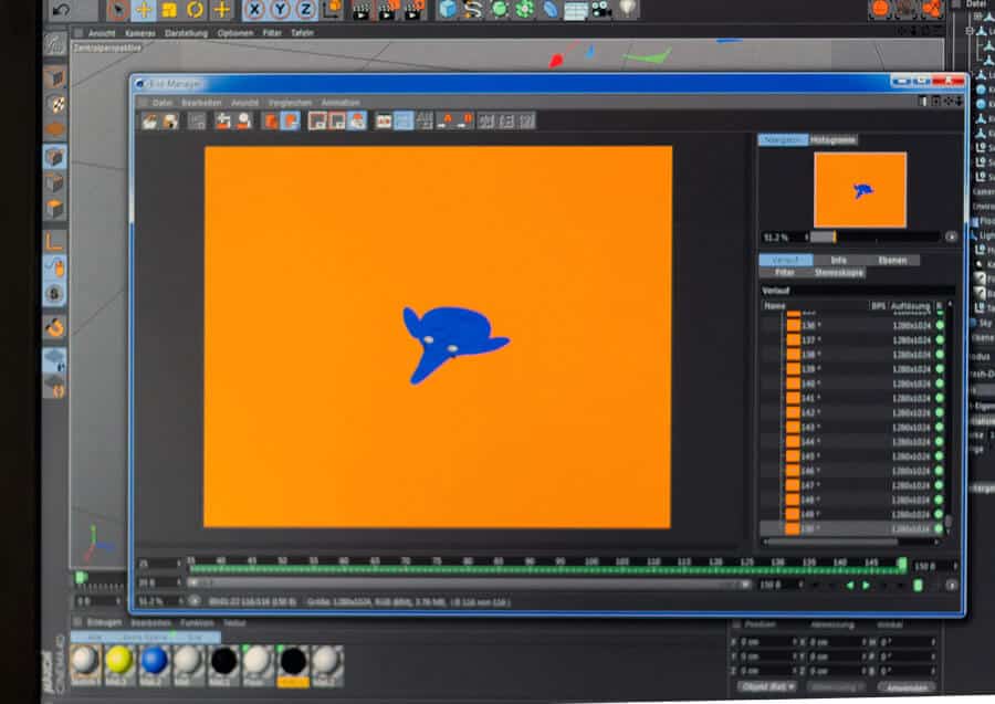 Ihr kennt das. Man muss einen wichtigen Animationsfilm machen, stattdessen animiert man den kleinen blauen Elephant.