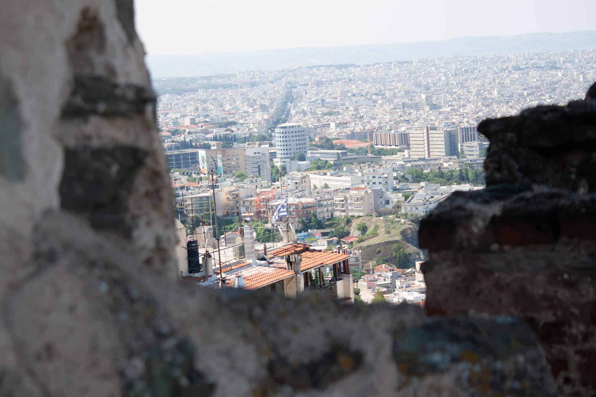 Sicht auf die Stadt Thessaloniki